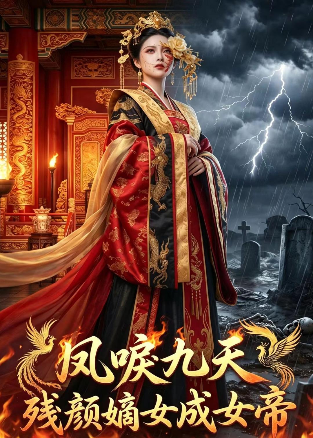 凤唳九天，残颜嫡女成女帝封面图